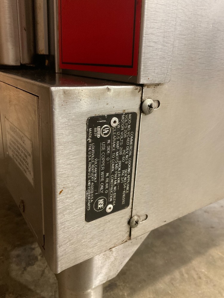 Vulcan VC4ED Electric Double Stack Convection Oven, 208-240V/Phase3