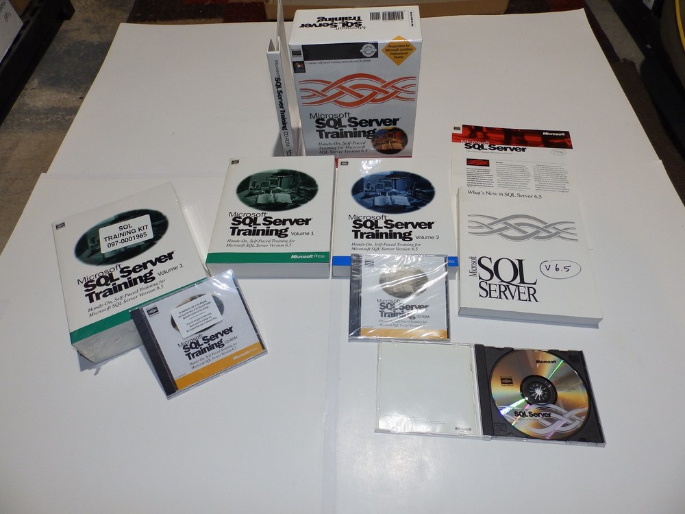 Vintage Software - Microsoft SQL Server v6.5 & v4.21 (full), v2000 EE (eval kit)