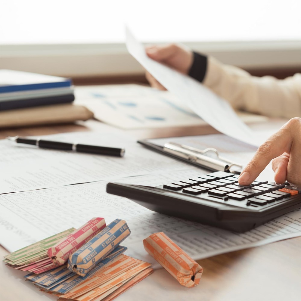 Coin Wrappers Assorted 500 Flat Stripped Roll for 500