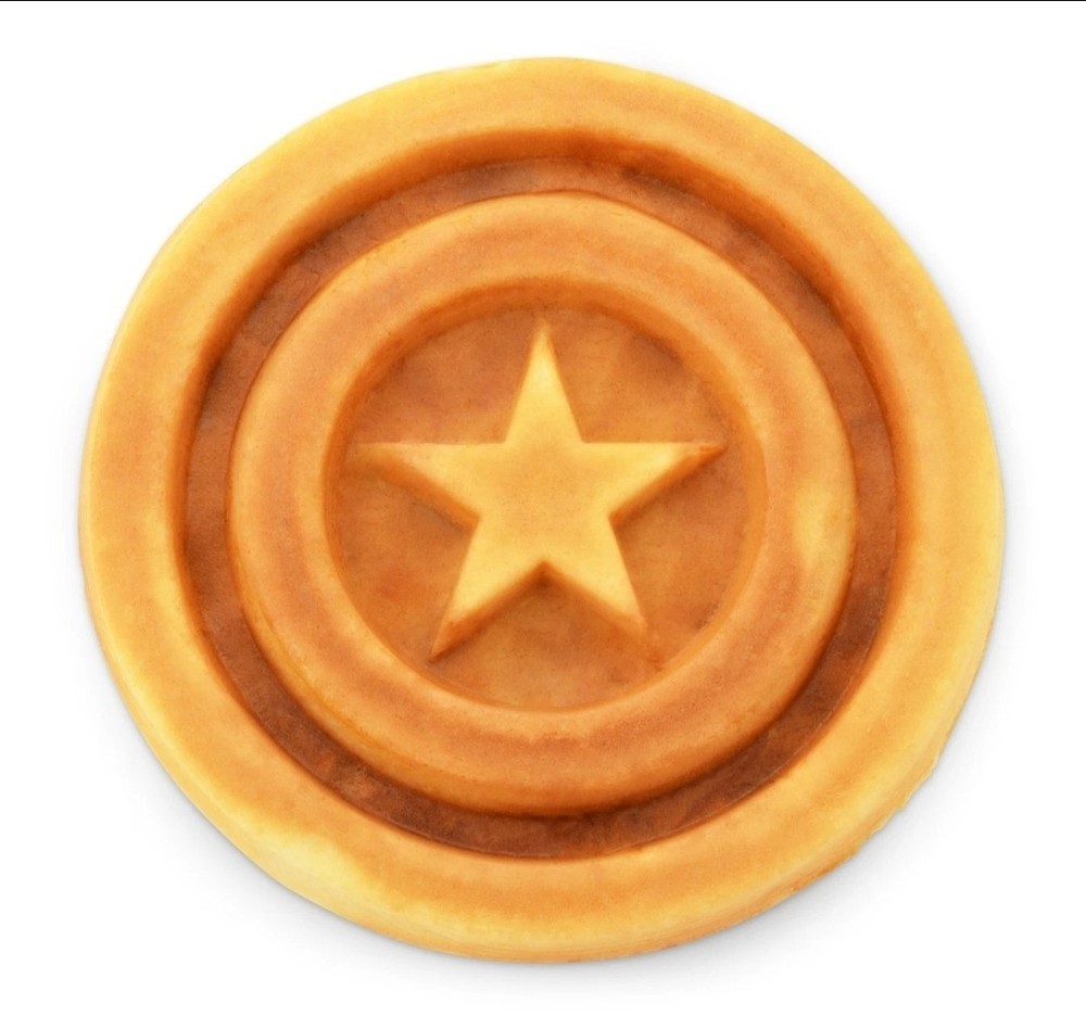 Marvel Captain America Waffle Maker Blue NEW