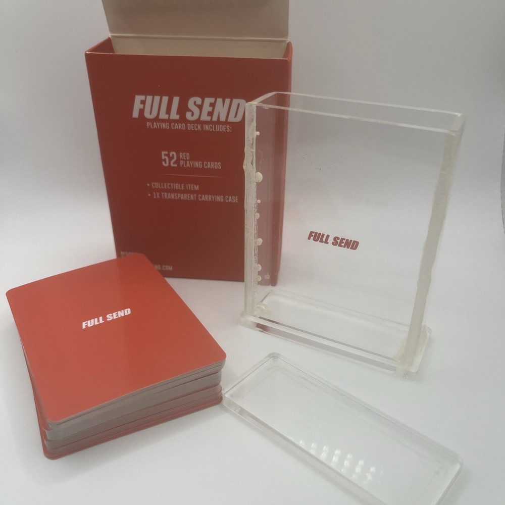 Full Send Playing Cards New September 2020 Drop