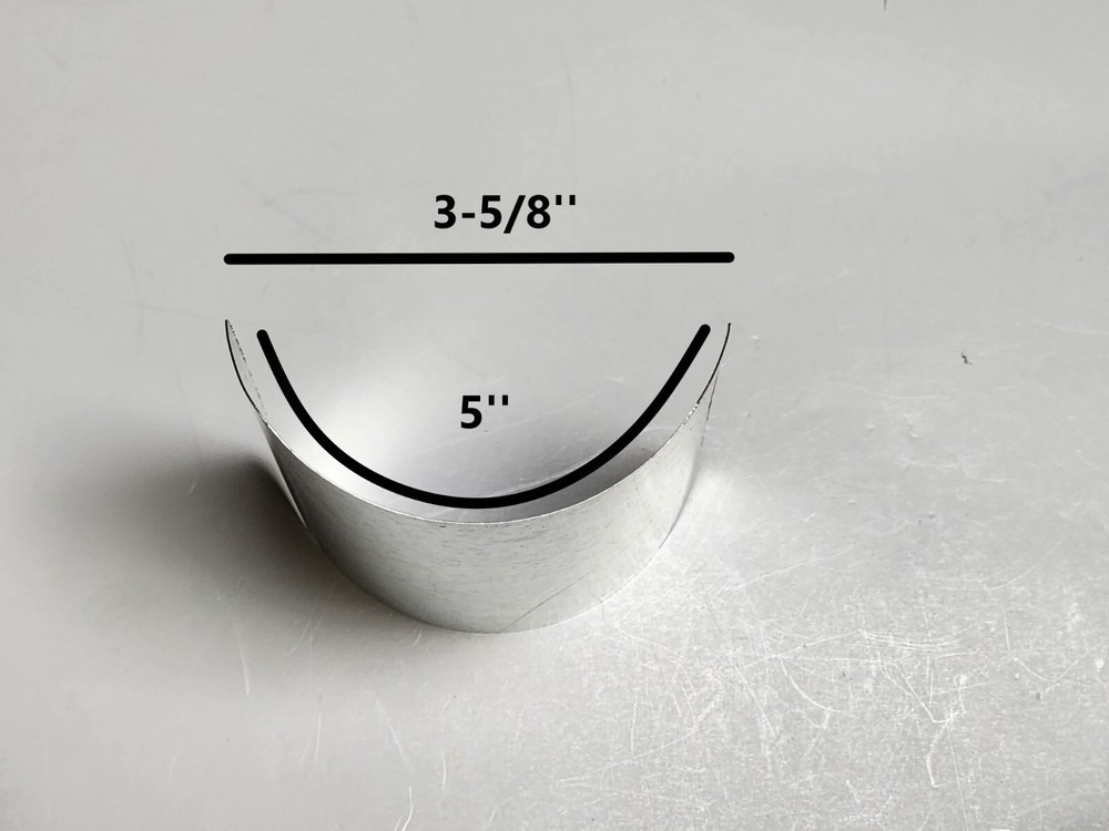 Insulation Pipe Covering Protection Saddle Shields 8" 4pk