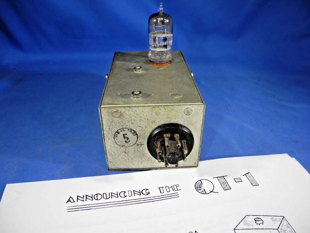 Central Electronics QT-1 Used Pulled From Working 20-A w/ 12AT7 tube!