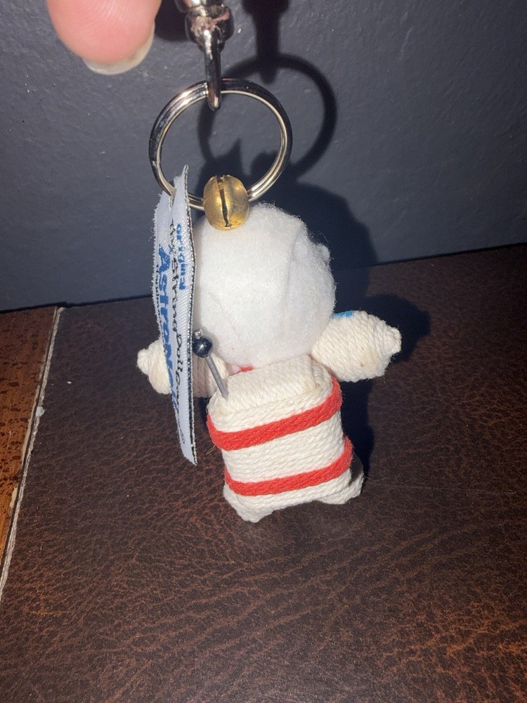 astronaut voodoo doll keychain