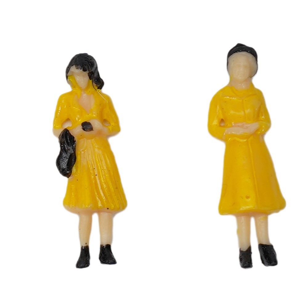 Painted Figures Model Sand Table Beautiful Decoration Multicolor People
