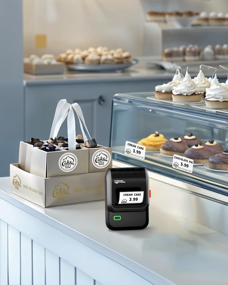 Versatile M100 Bluetooth Label Printer - 2000 Icons, Fast Thermal Printing