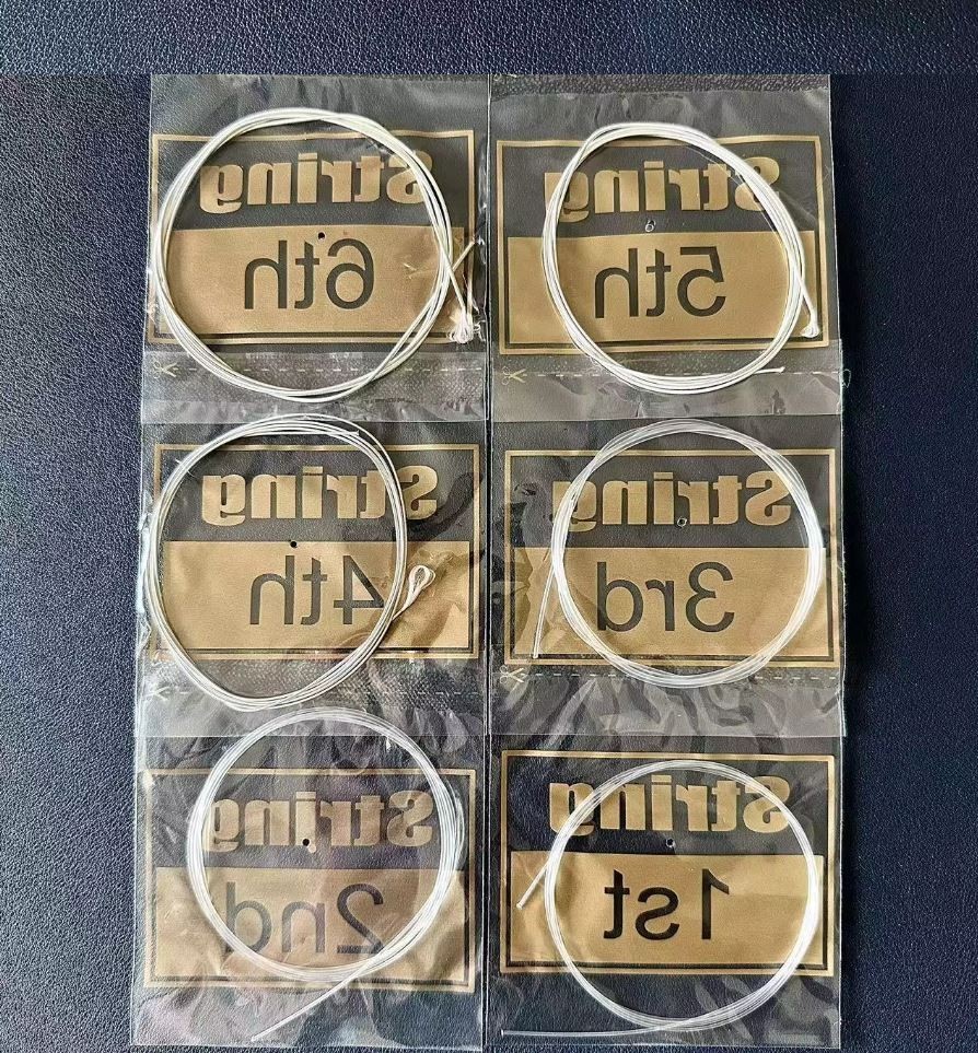 Classical Guitar Strings 028-043 Nylon Core Silver Plated 2 sets & 2 Free Picks