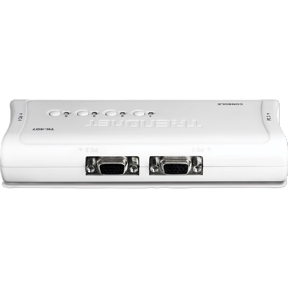 TRENDnet TK-407K 4-Port External KVM Switch USB VGA