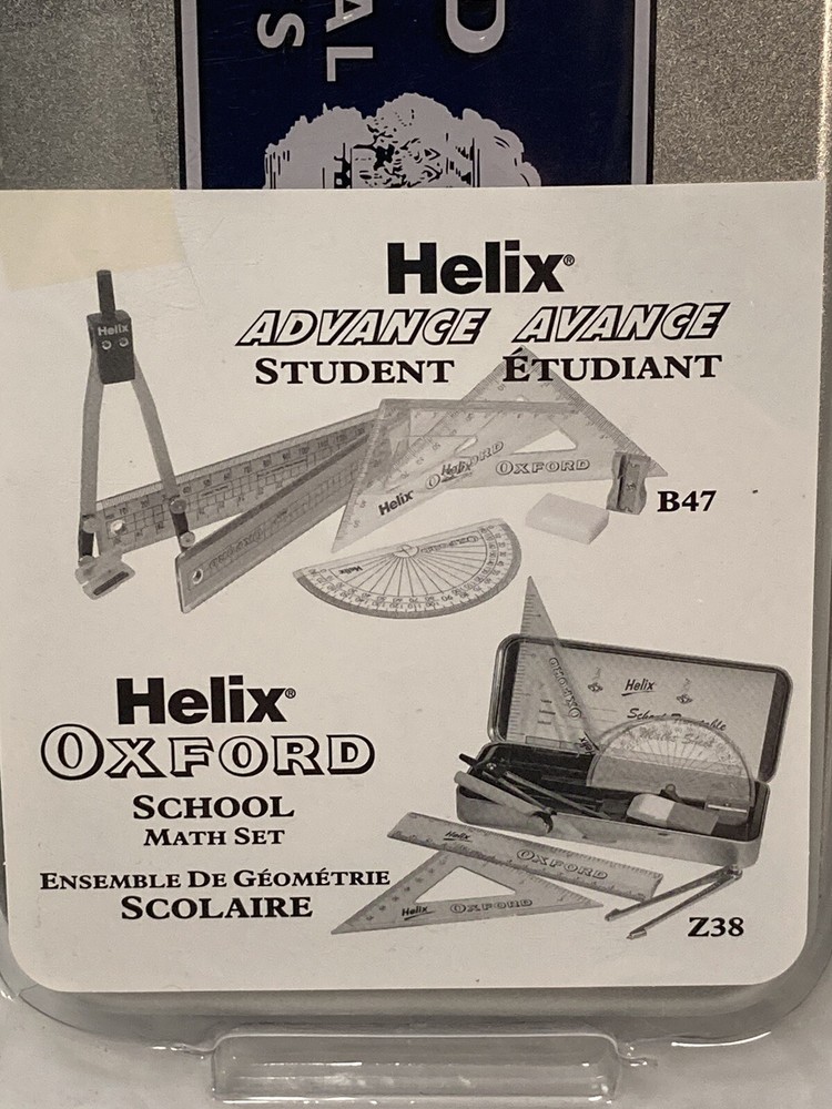 Math Set Helix Oxford Advanced Maths Set In Tin Advance Student School College