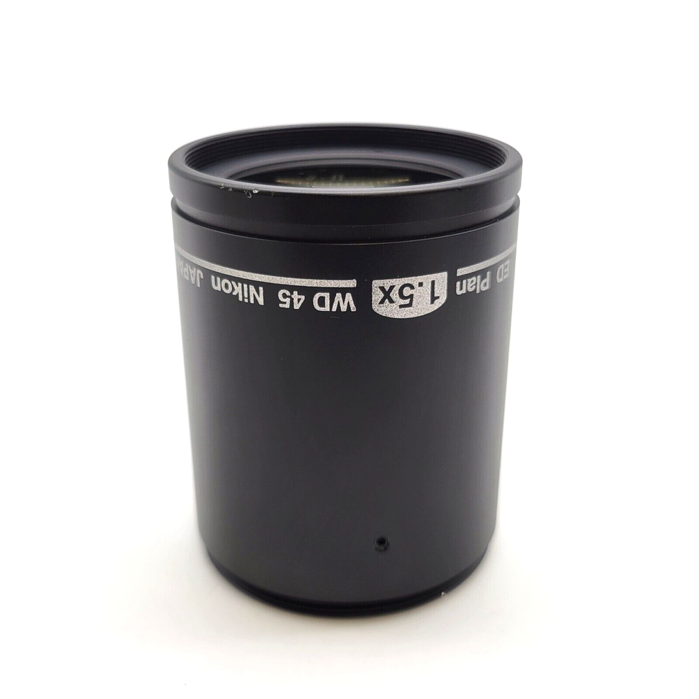 Nikon Stereo Microscope ED Plan 1.5x Objective Lens WD 45