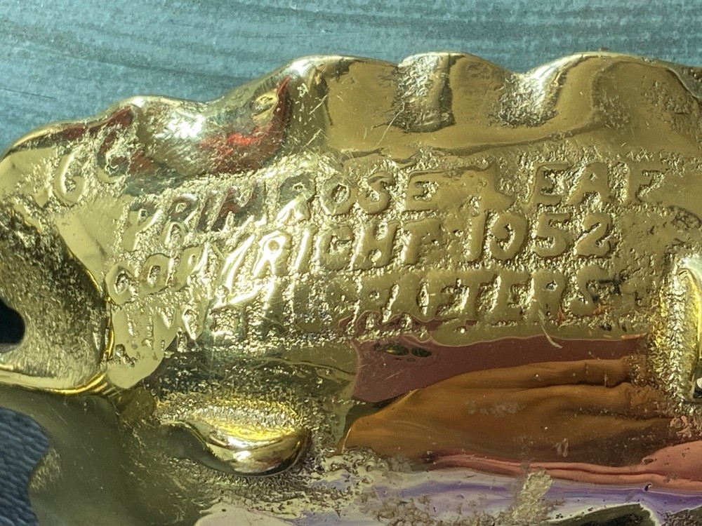 Brass 1952 Primrose Leaf, 4.5"