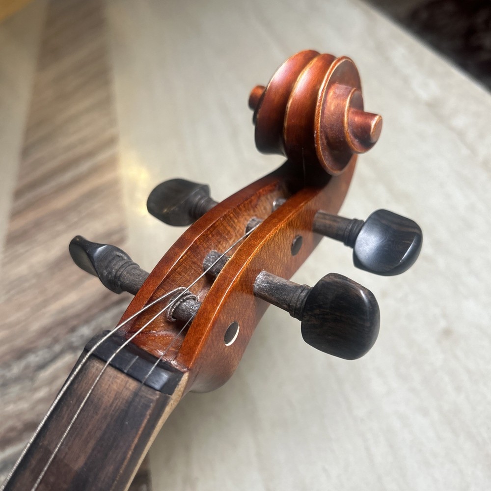 2004 Bianca Romanian Violin 4/4 Full Size – Needs Bridge Bow Strings - GC