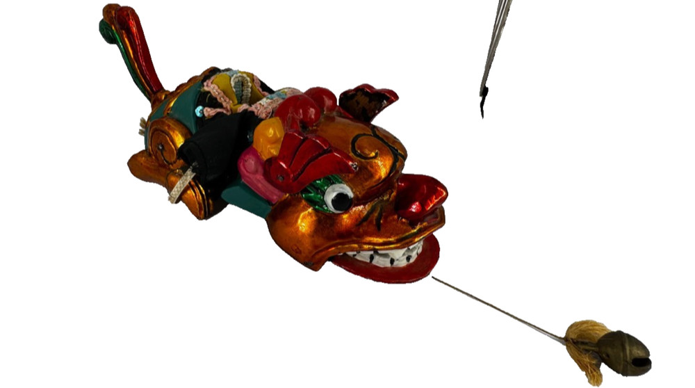 Chinese dragon puppet 14" x 5" (JK)