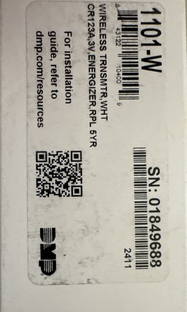 DMP 1101-W Wireless Universal Transmitter with Battery