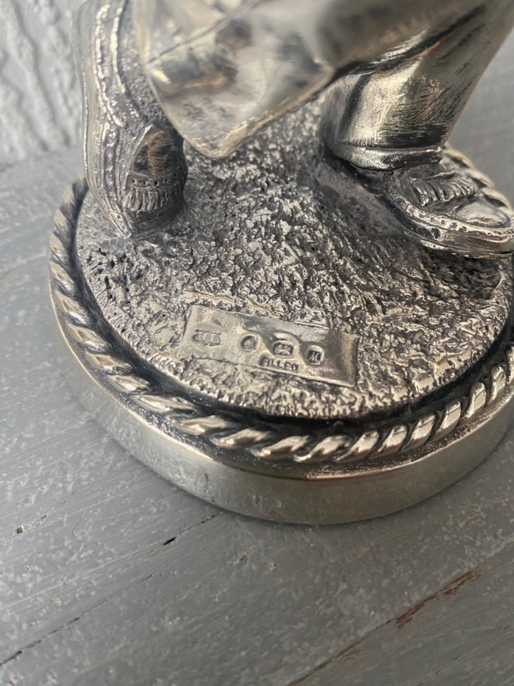 HALLMARKED SHEFFIELD 925 SILVER 1986 GOLF FIGURE (filled)