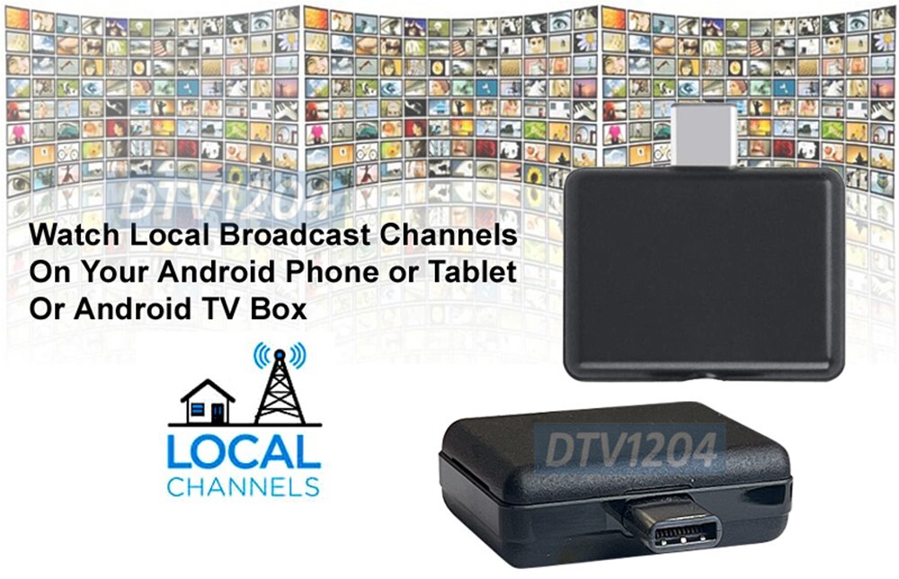 Digital ATSC Antenna TV Tuner For Android USB Type-C