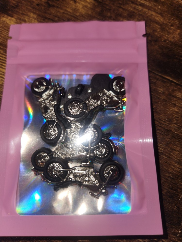 Novelty Shank Buttons, Motorcycles