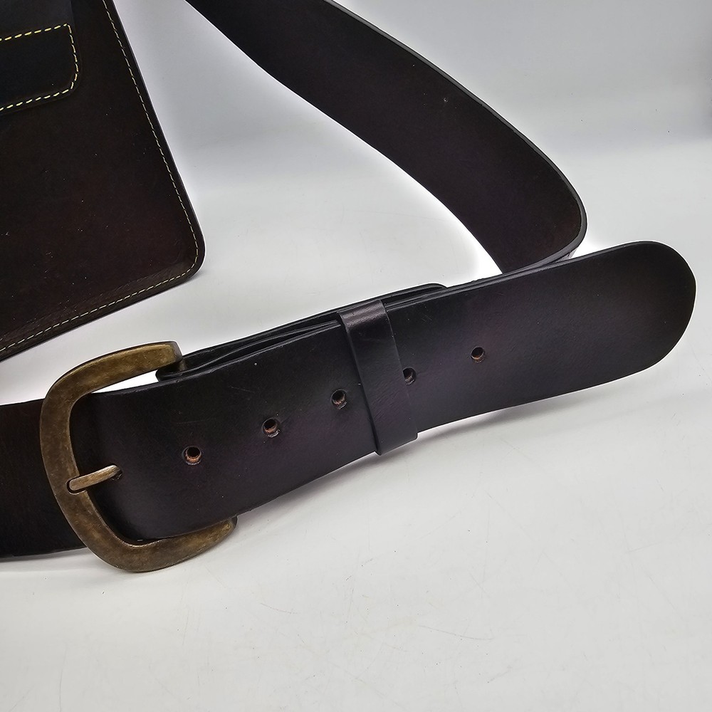 Cabelas Leather Shotgun Shell Pouch & Belt