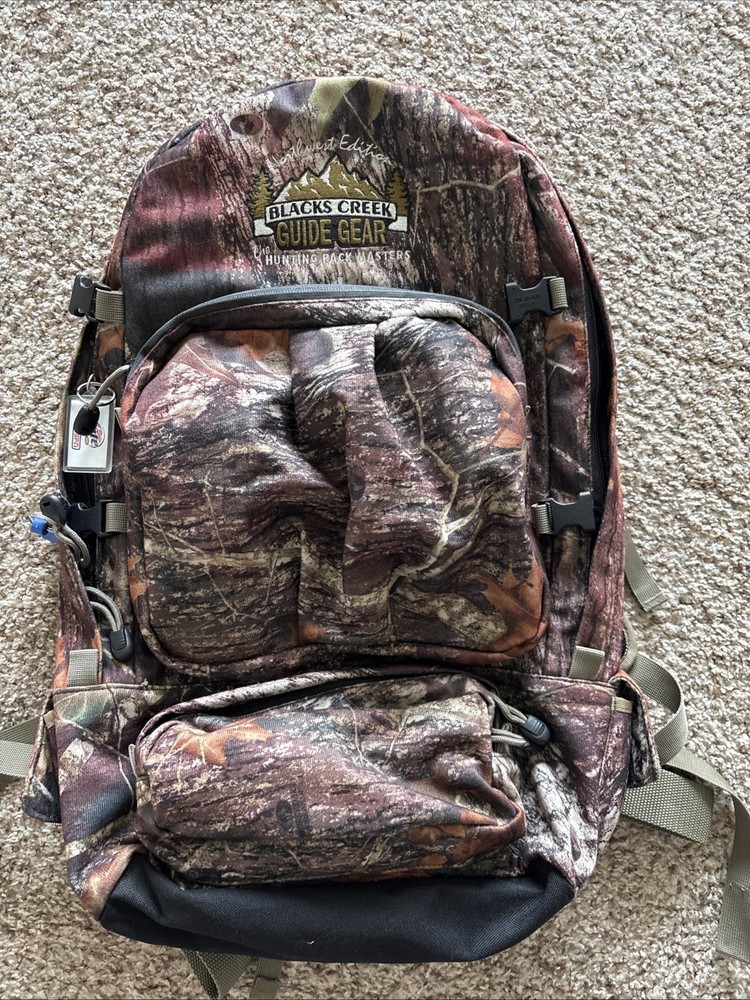 Blacks Creek Guide Gear Camo Hunting Backpack Northwest Edition Customizer Pack