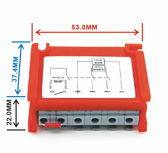 DJZ0530B-6 INPUT 220VAC OUTPUT 205VDC full wave brake rectifier module