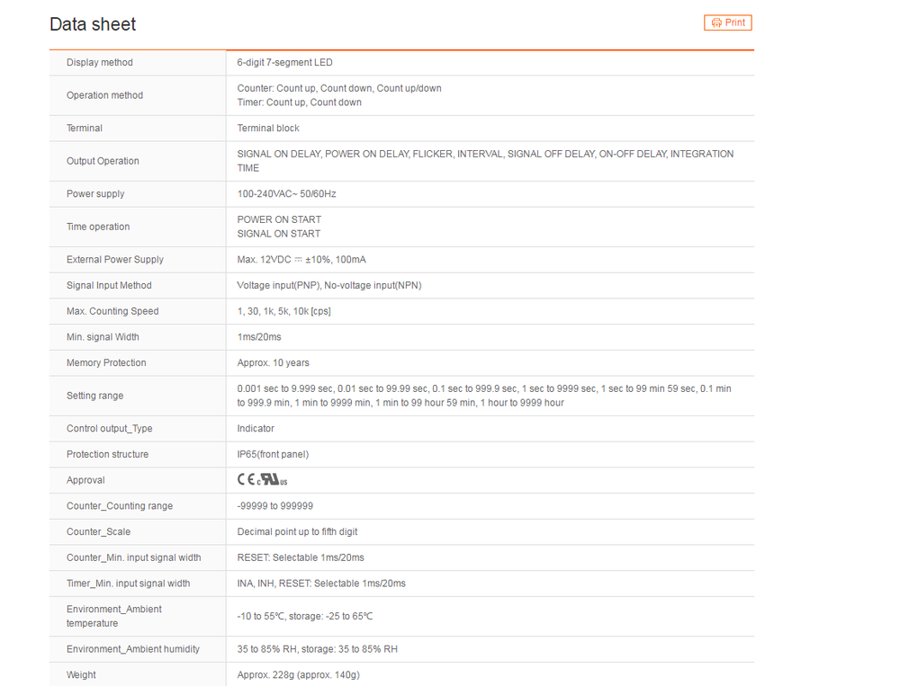 Autonics CT6Y-I4 Counters Standard Type New 1PCS #