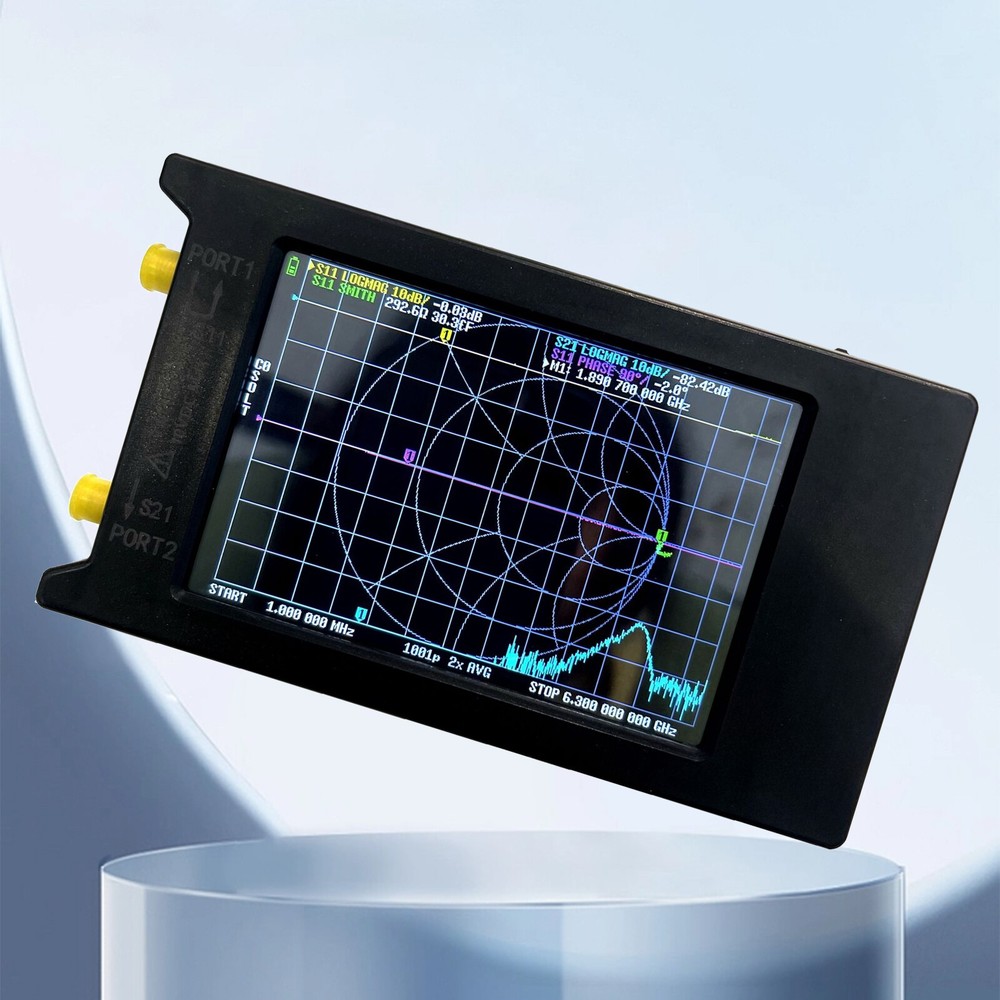 LiteVNA-64 VNA 50KHz-6.3GHz Analyzer Vector Network Analyzer Antenna Analyzer 4"
