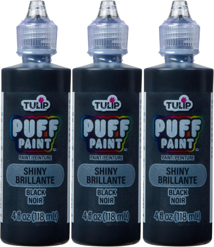 Puff Fabric Paint , Permanent Craft Paint for Clothes, DIY Projects, Notoxic, 4