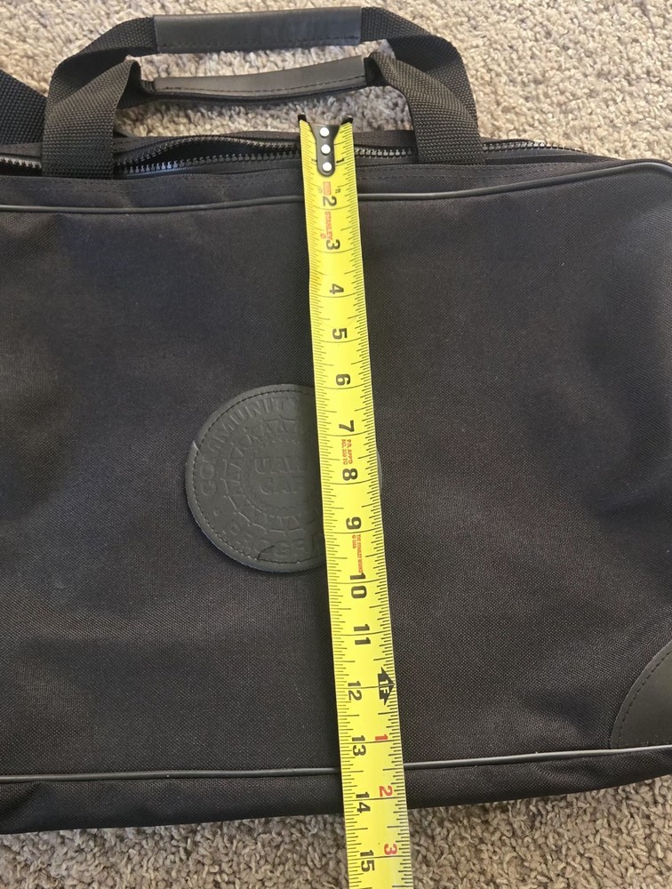 UAW CAP Community Action Program Black Duffel Bag Carrying Case