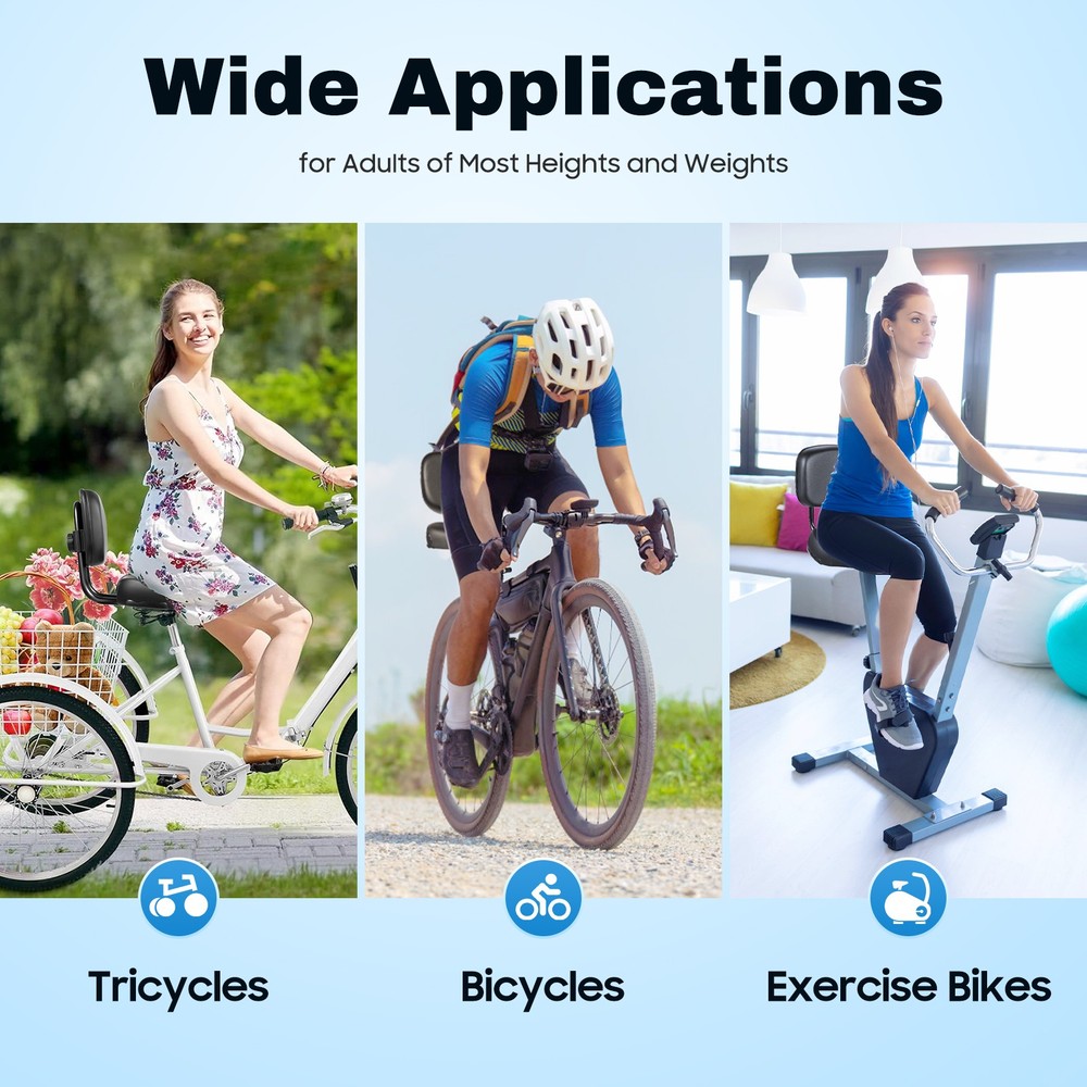 Tricycle saddle all black