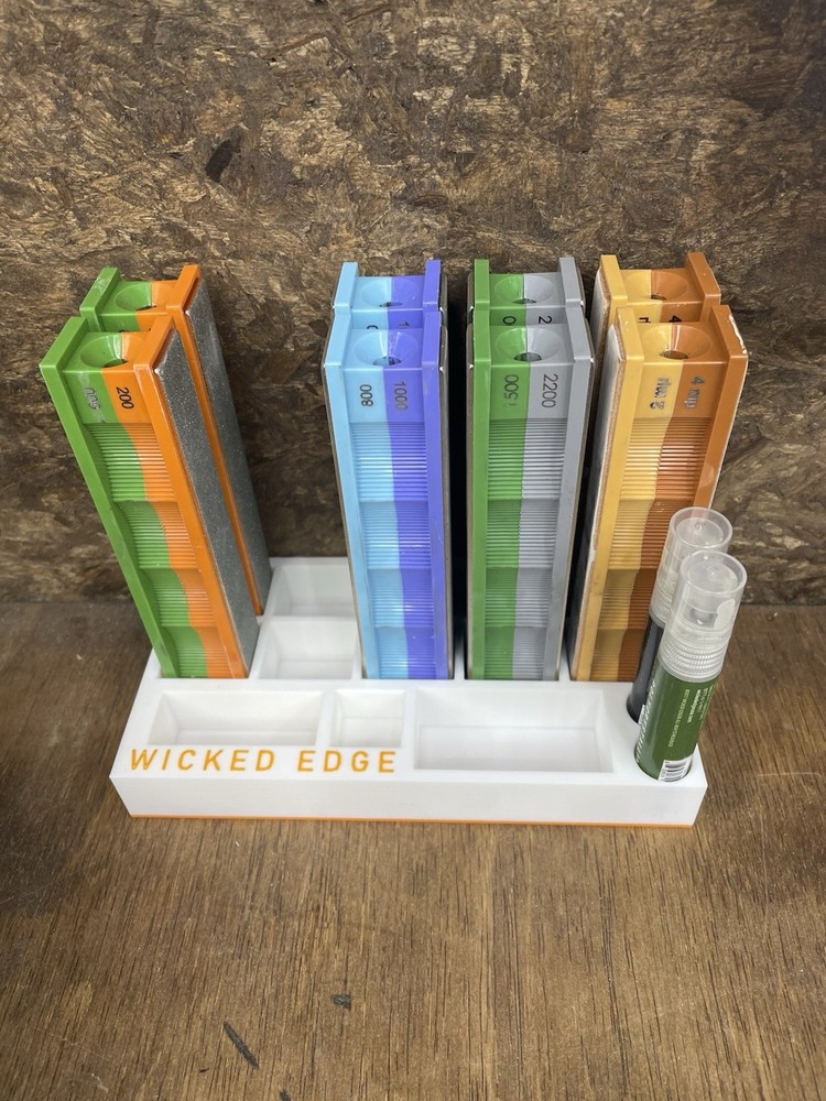 wicked edge stone Holder Blackout Version