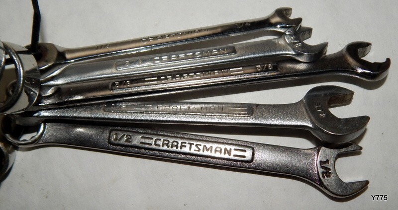 12 PCS Craftsman SAE 12-Point Combination Wrenches