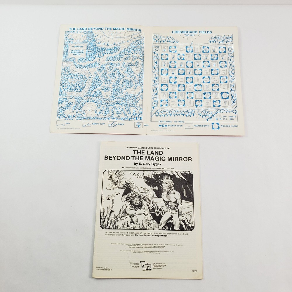 Advanced D&D Module EX2 The Land Beyond The Magic Mirror TSR 9073 1983