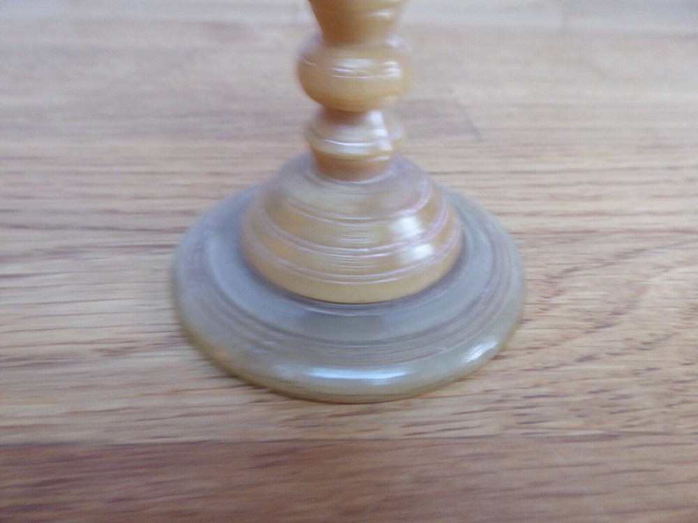 Antique 19th Century Turned Horn Goblet