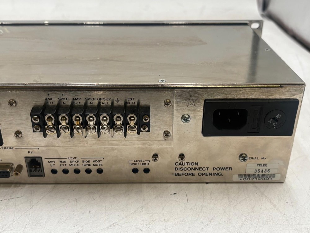 RTS by Telex Matrix Intercom System KP96-7 Intercom Control Panel