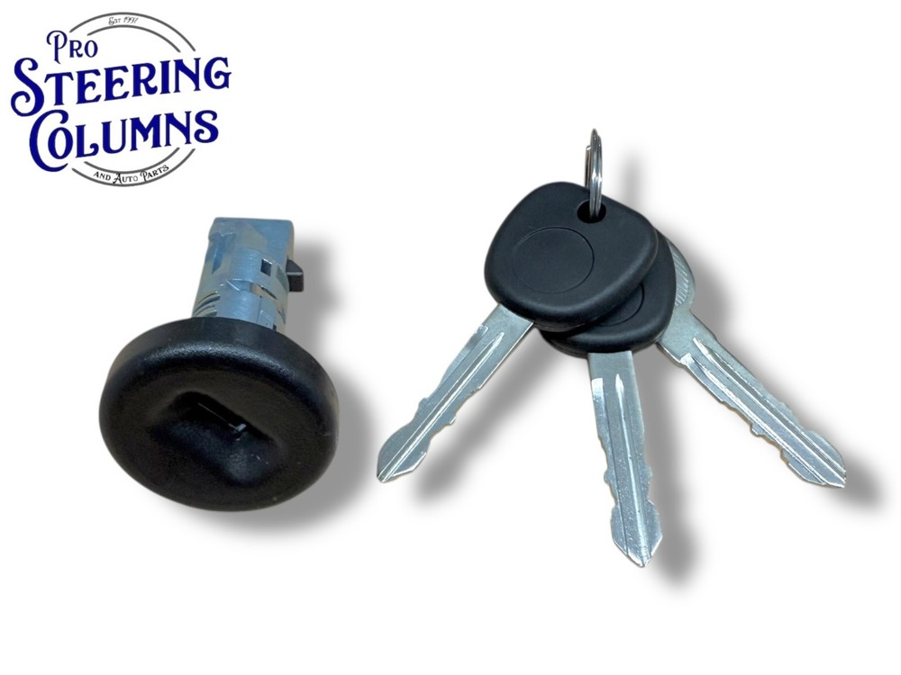 GM Ignition Key Lock Cylinder Switch With 2 Circle Plus Chip Keys