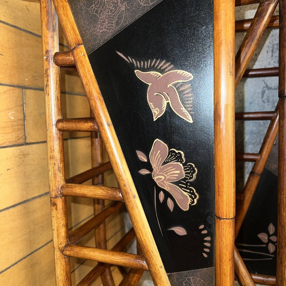 Palecek Victorian Style Bamboo Magazine Rack