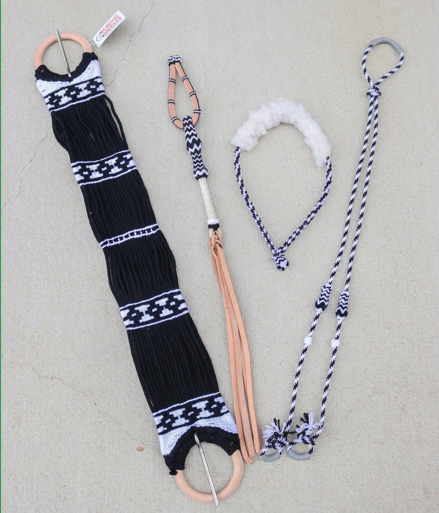 Black Charro Horse Tack Bundle