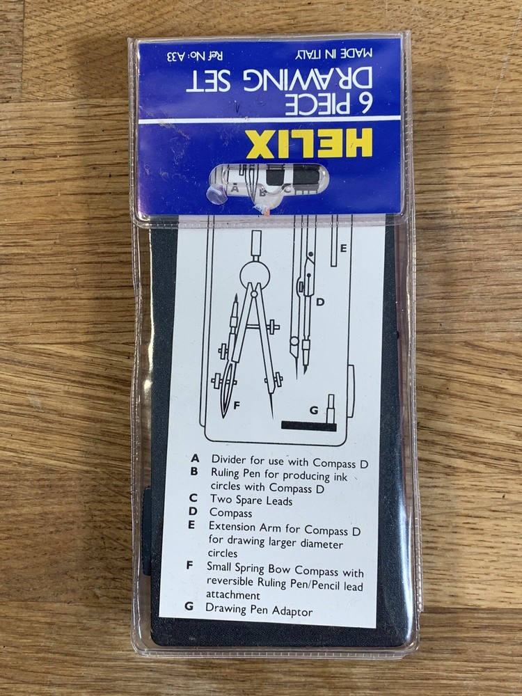 Helix A33 6 Piece Drawing Set