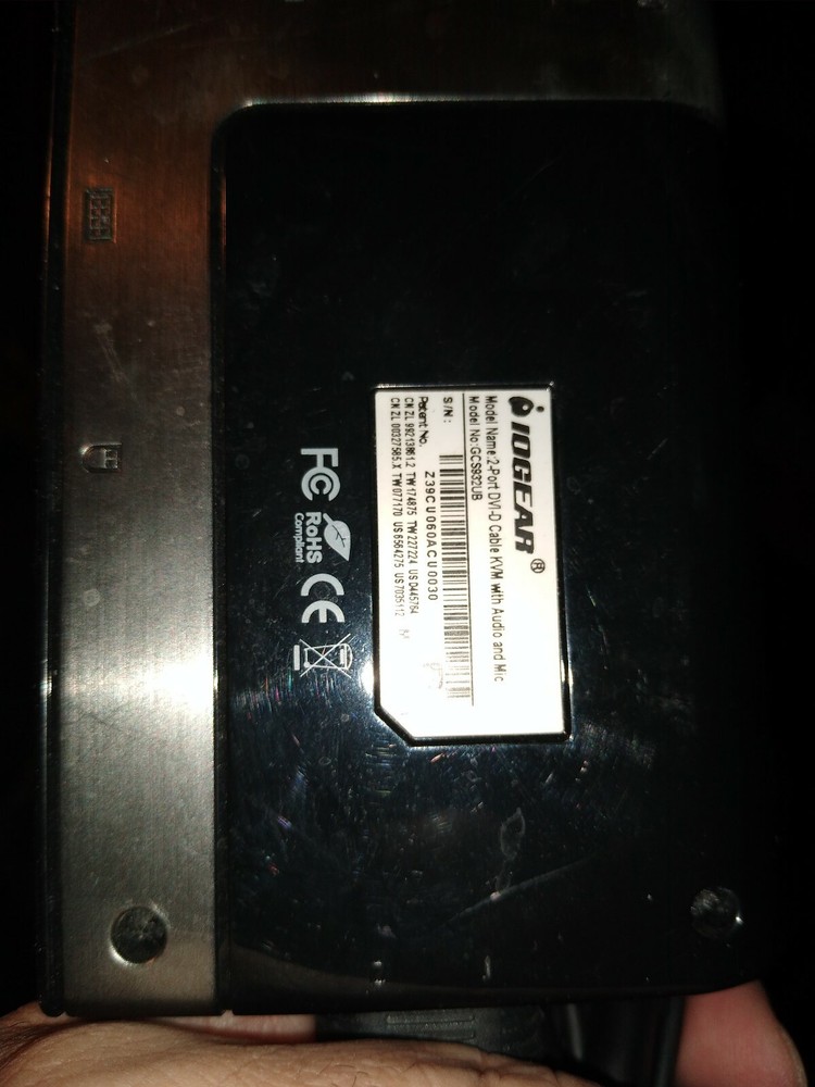 Iogear 2-port Usb Dvi Cable Kvm Switch - 2 Computer[s] -