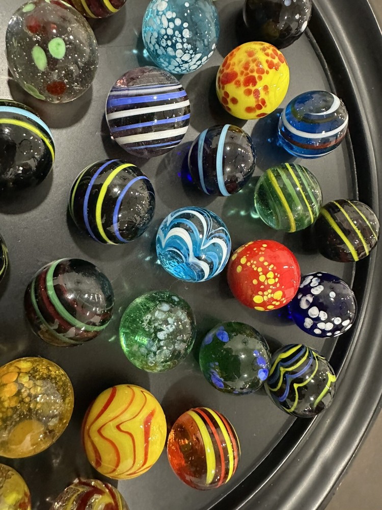 Marbles On Game Board
