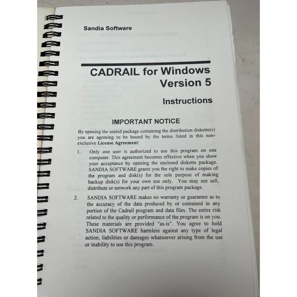 2 Cadrail The Railroad Design Program Model Railroad Manual Version 5 and 9