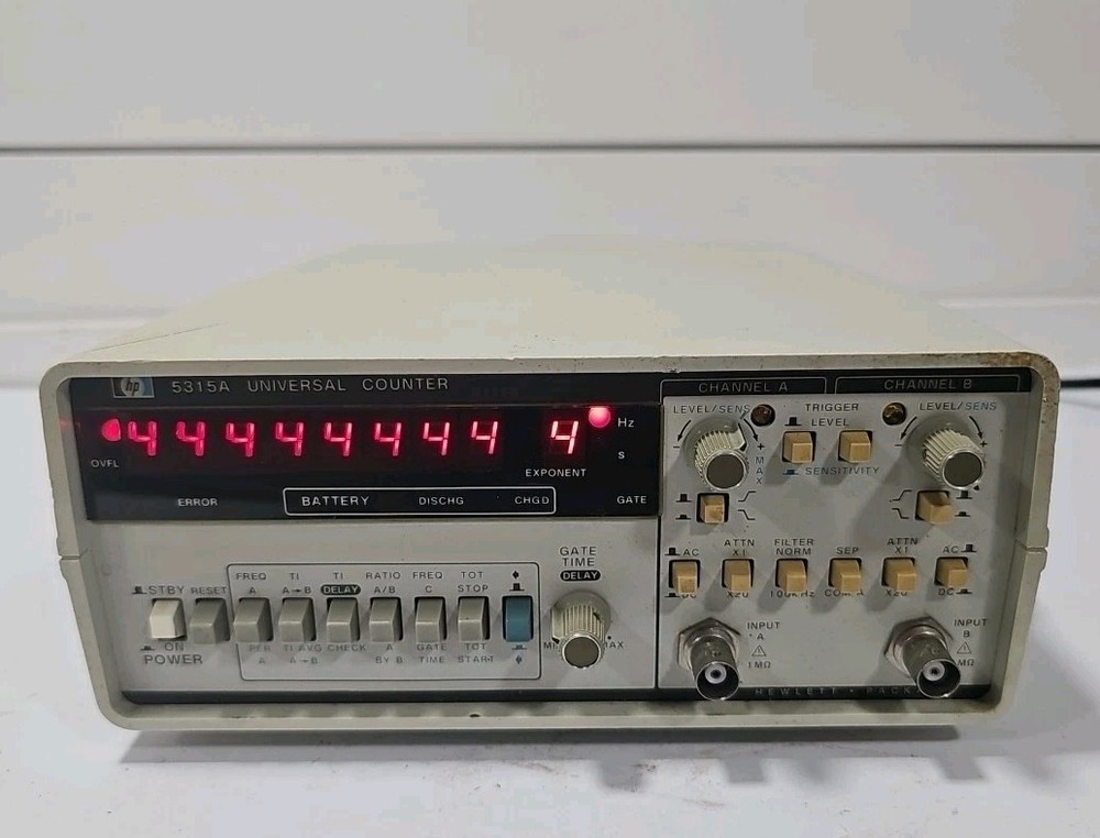 HP/Keysight Agilent 5315A Universal Frequency Counter Working