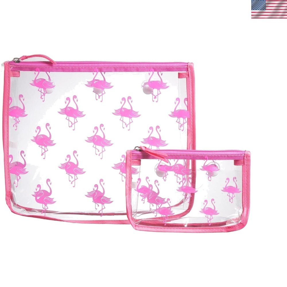 Bogg-Compatible Decorative Zipper Inserts - Flamingo Design for Easy Access