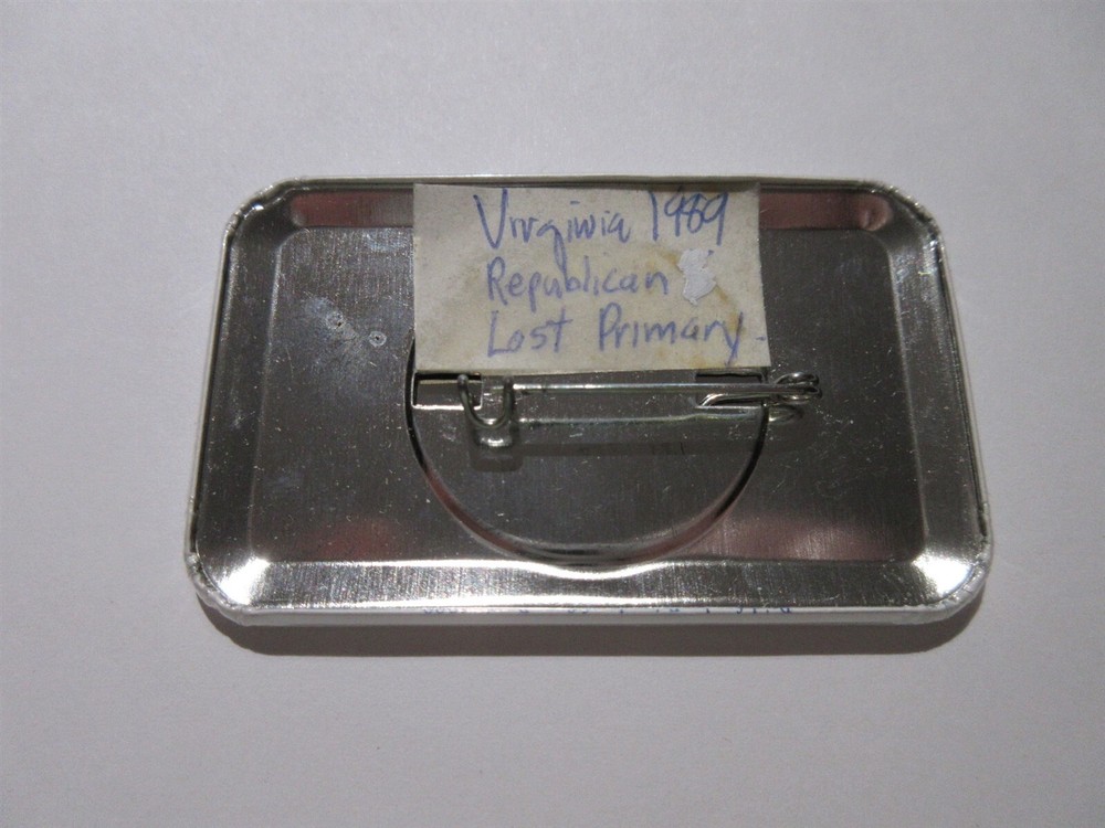 1989 STAN PARRIS for Governor Virginia button 2.75"