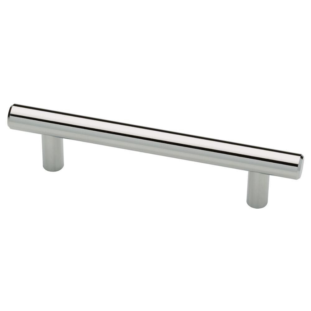 (5 Pack) 3 inch Builder's Program Steel Bar Pull Polished Chrome