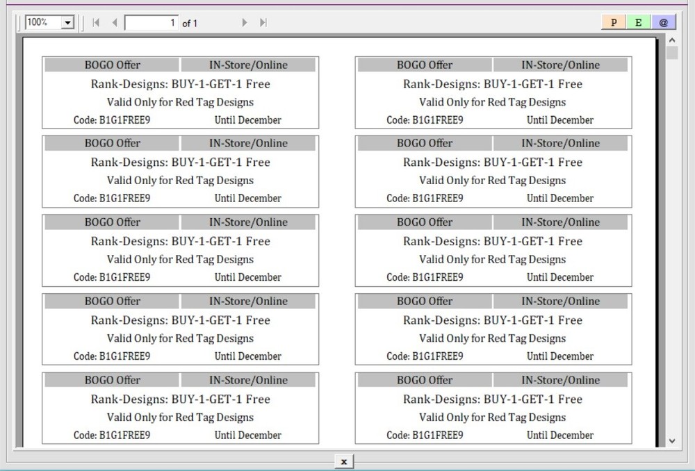 Inventory Item Label Maker Software - Tag Marker NTUF