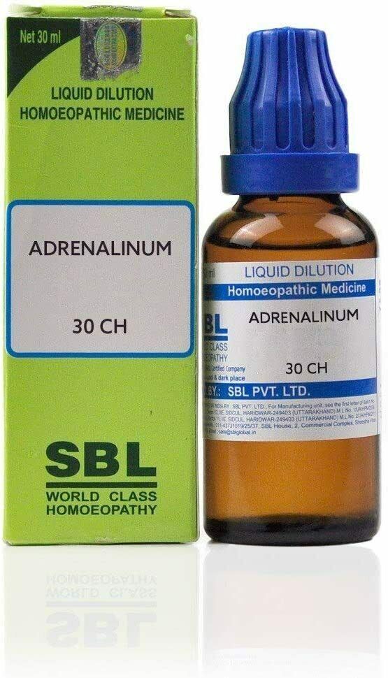 SBL Homeopathy Adrenalinum (30 ML) (Select Potency)