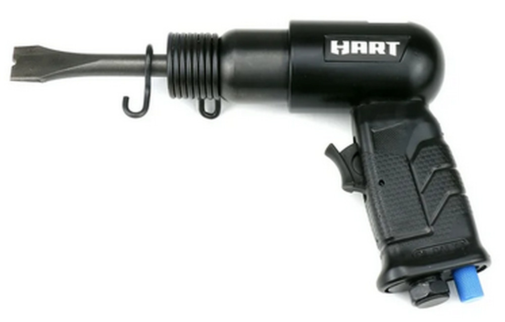 New Short Barrel Air Hammer Tool Kit with Chisel Set - Durable & Powerful