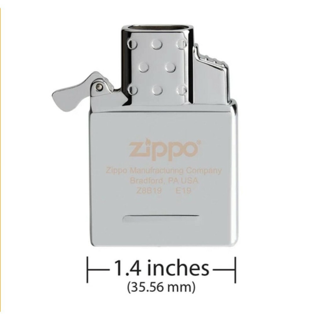 Zippo Authentic Classic Navy Matte 239 Design Double Torch Lighter Gift Set