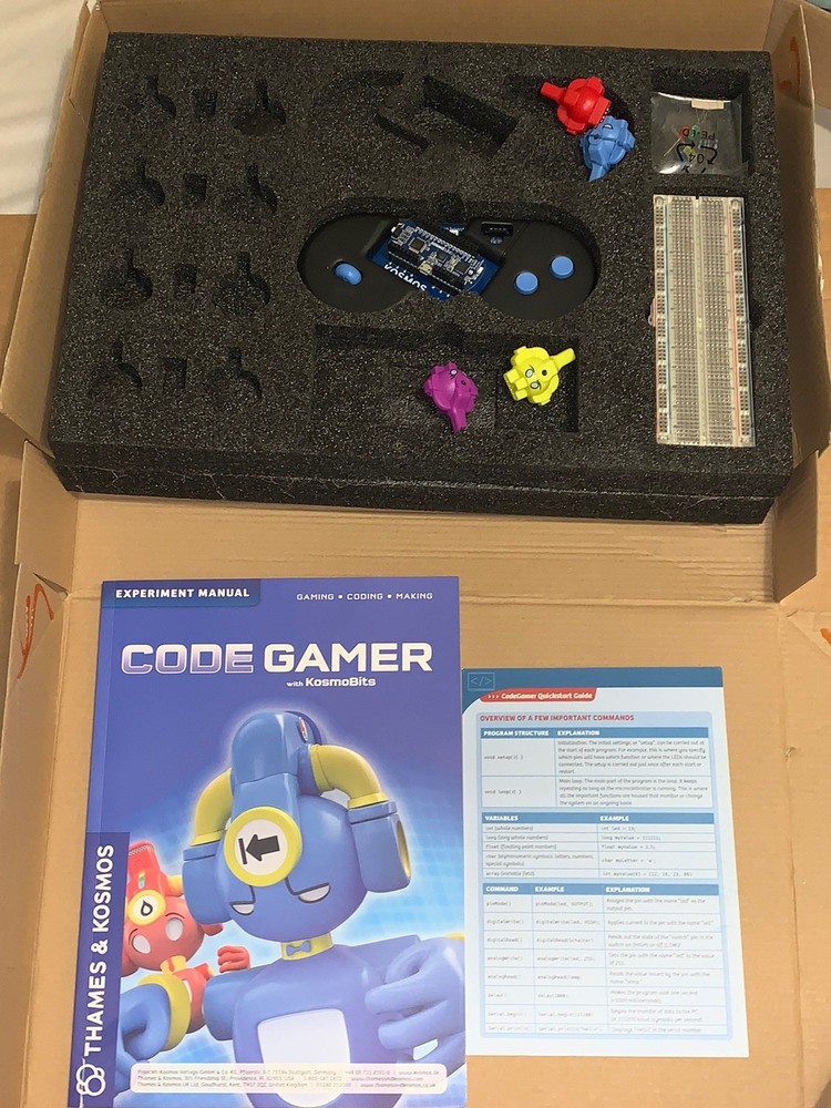 Incomplete Parts Thames Kosmos Bits Code Gamer Arduino Coding Experiment Kit